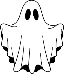 NULLFRAME ghost mascot